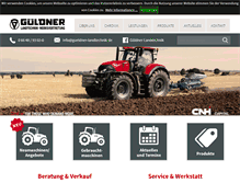 Tablet Screenshot of gueldner-landtechnik.de